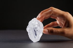 What does a raw diamond look like