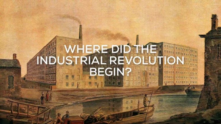 Where did the industrial revolution begin